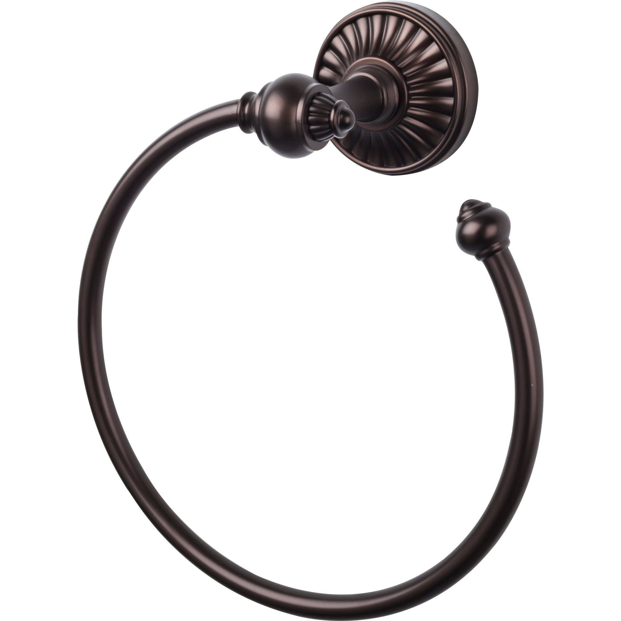 Top Knobs - Hardware - Tuscany Bath Ring - Patina Black - Union Lighting Luminaires Décor