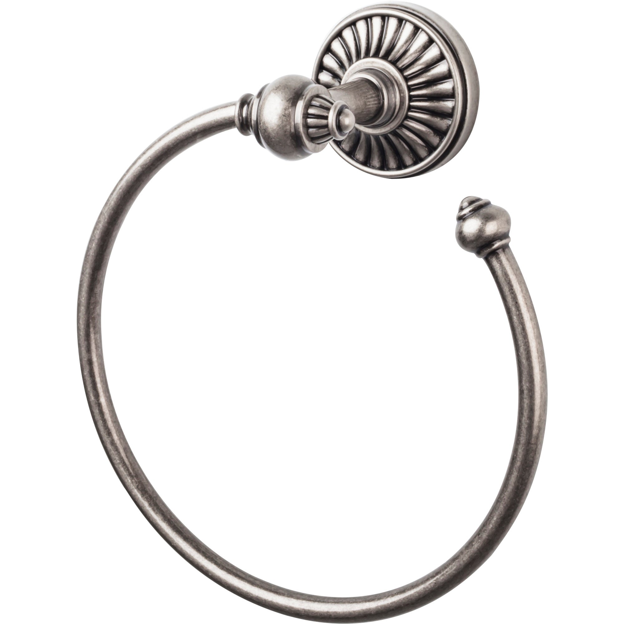 Top Knobs - Hardware - Tuscany Bath Ring - Brushed Satin Nickel - Union Lighting Luminaires Décor