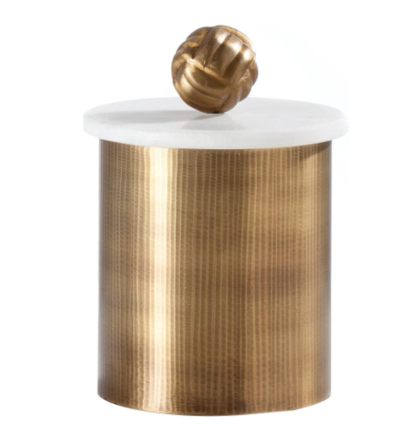 Ribbed Decorative Canister