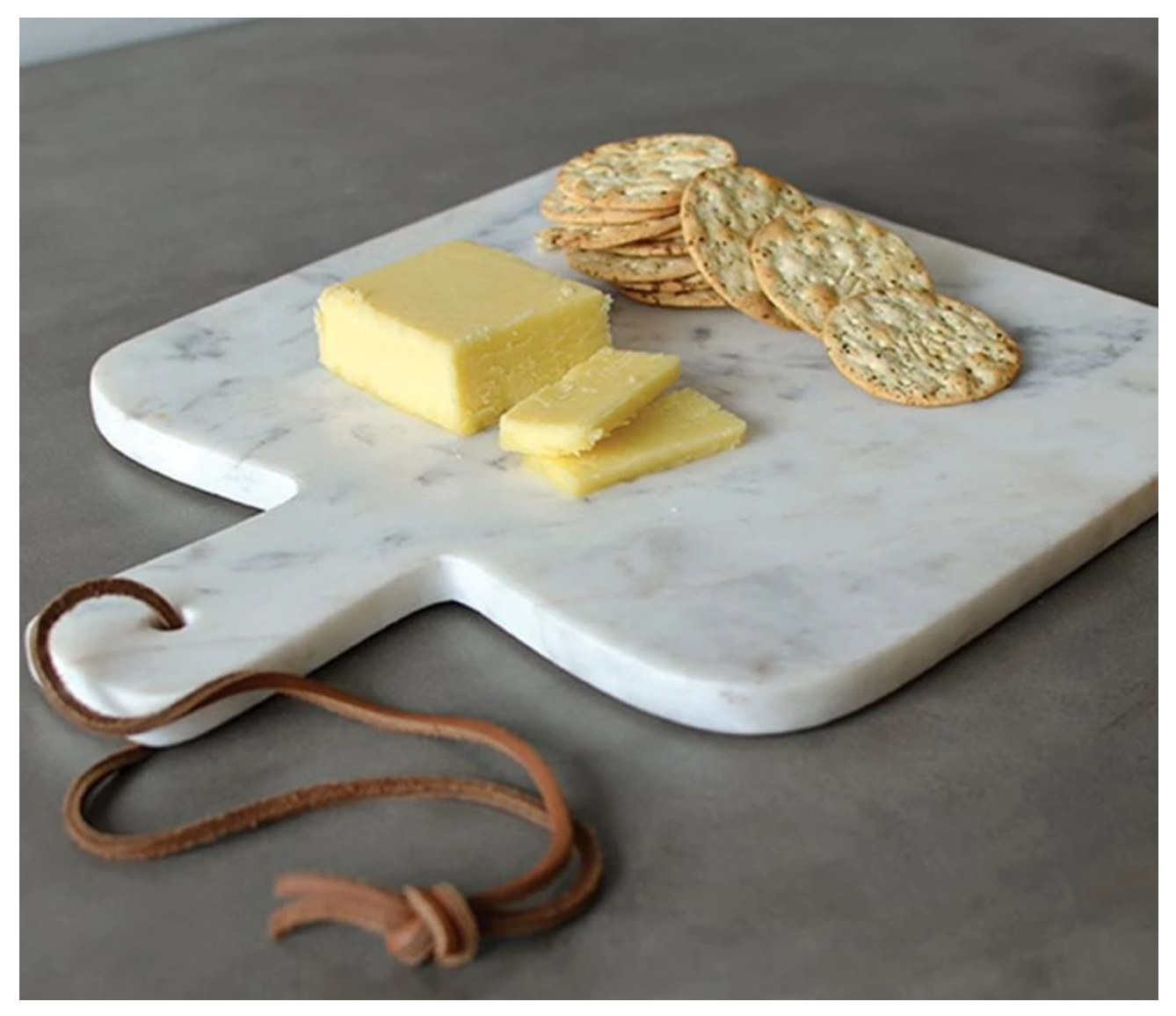 Planche à fromage à palette en marbre