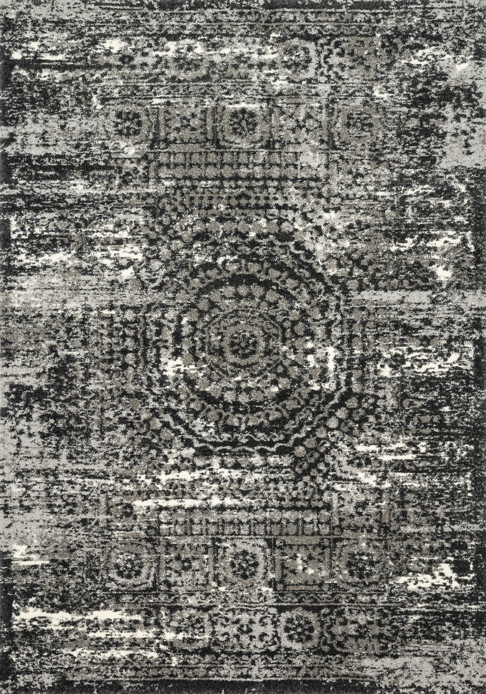 Loloi - Area Rug - Viera Graphite/Black Rug - Union Lighting Luminaires Décor