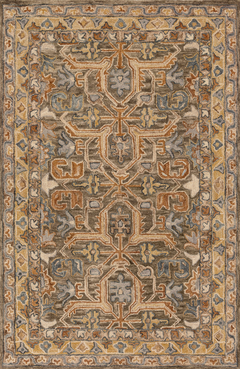 Loloi - Area Rug - Victoria Walnut/Multi Rug - Union Lighting Luminaires Décor