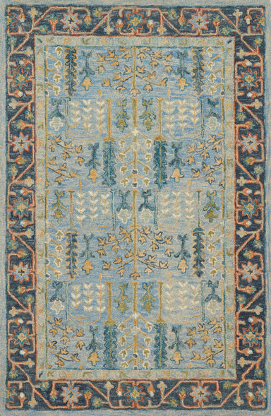 Loloi - Area Rug - Victoria LtBlue/DkBlue Rug - Union Lighting Luminaires Décor