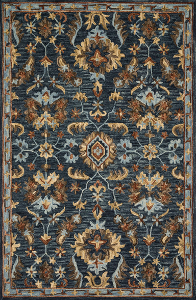 Loloi - Area Rug - Victoria Denim/Multi Rug - Union Lighting Luminaires Décor