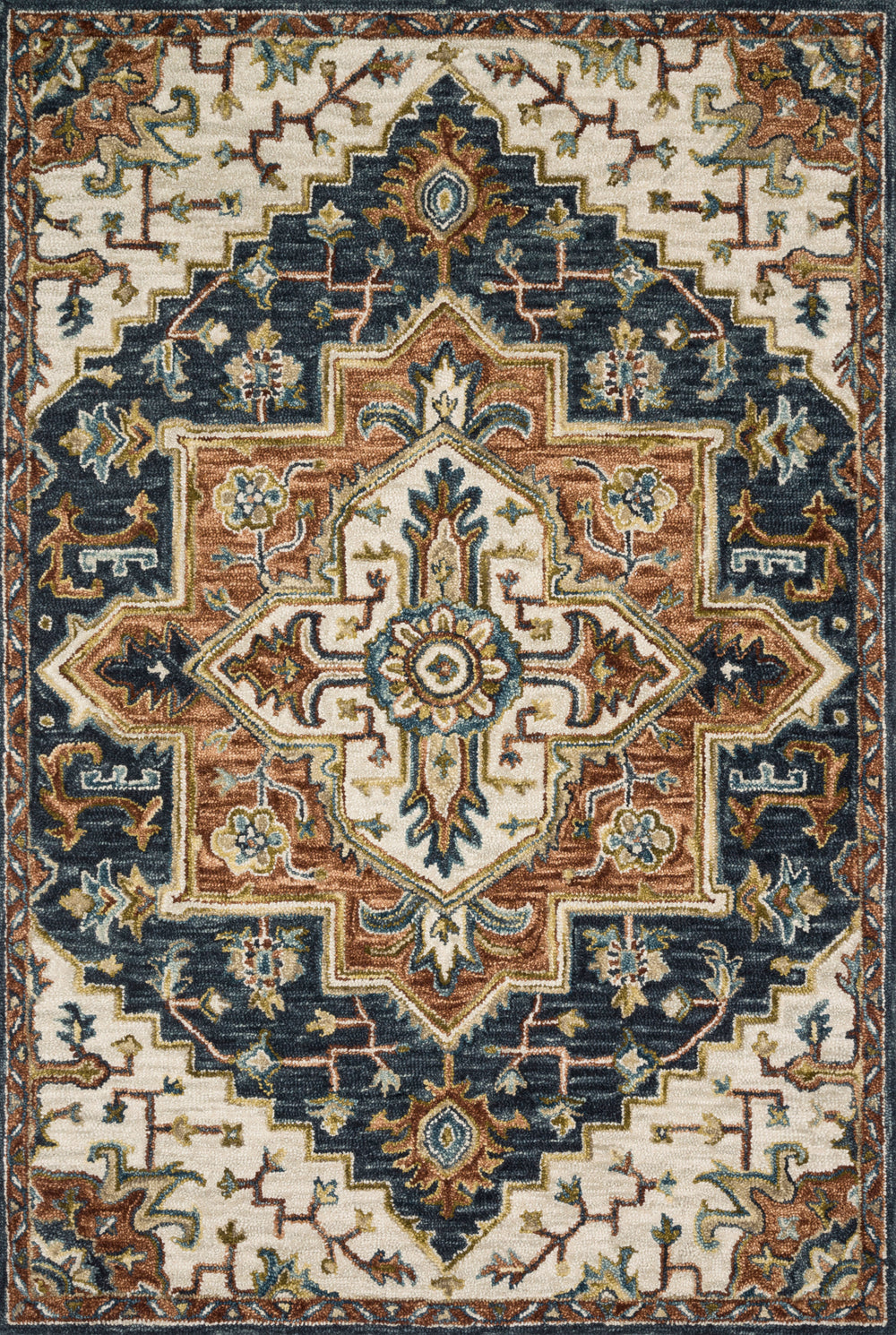 Loloi - Area Rug - Victoria Blue/Multi Rug - Union Lighting Luminaires Décor