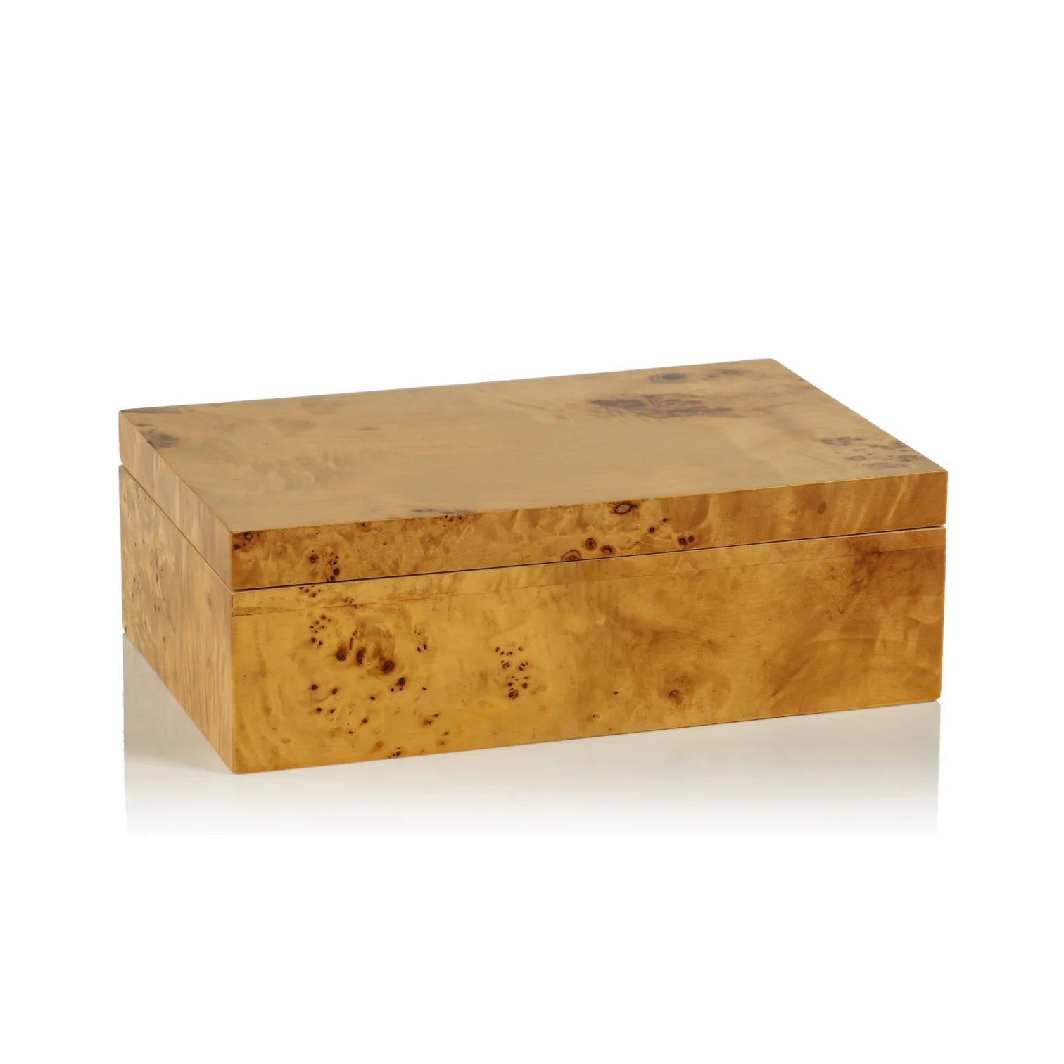 Boîte de conception en bois de Leiden Burl