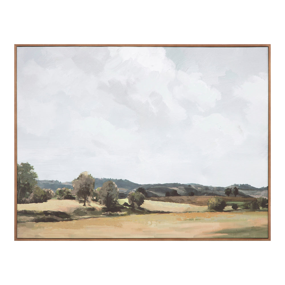 Peinture à forage country vaste
