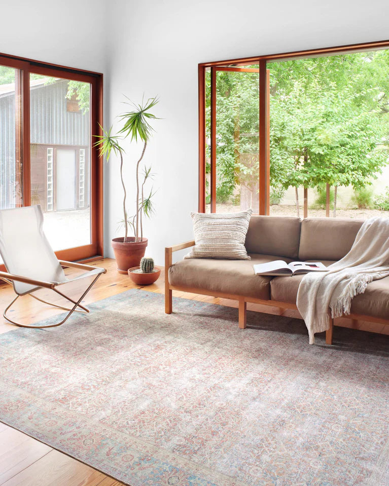 WYN-04 Wynter Red / Teal Rug