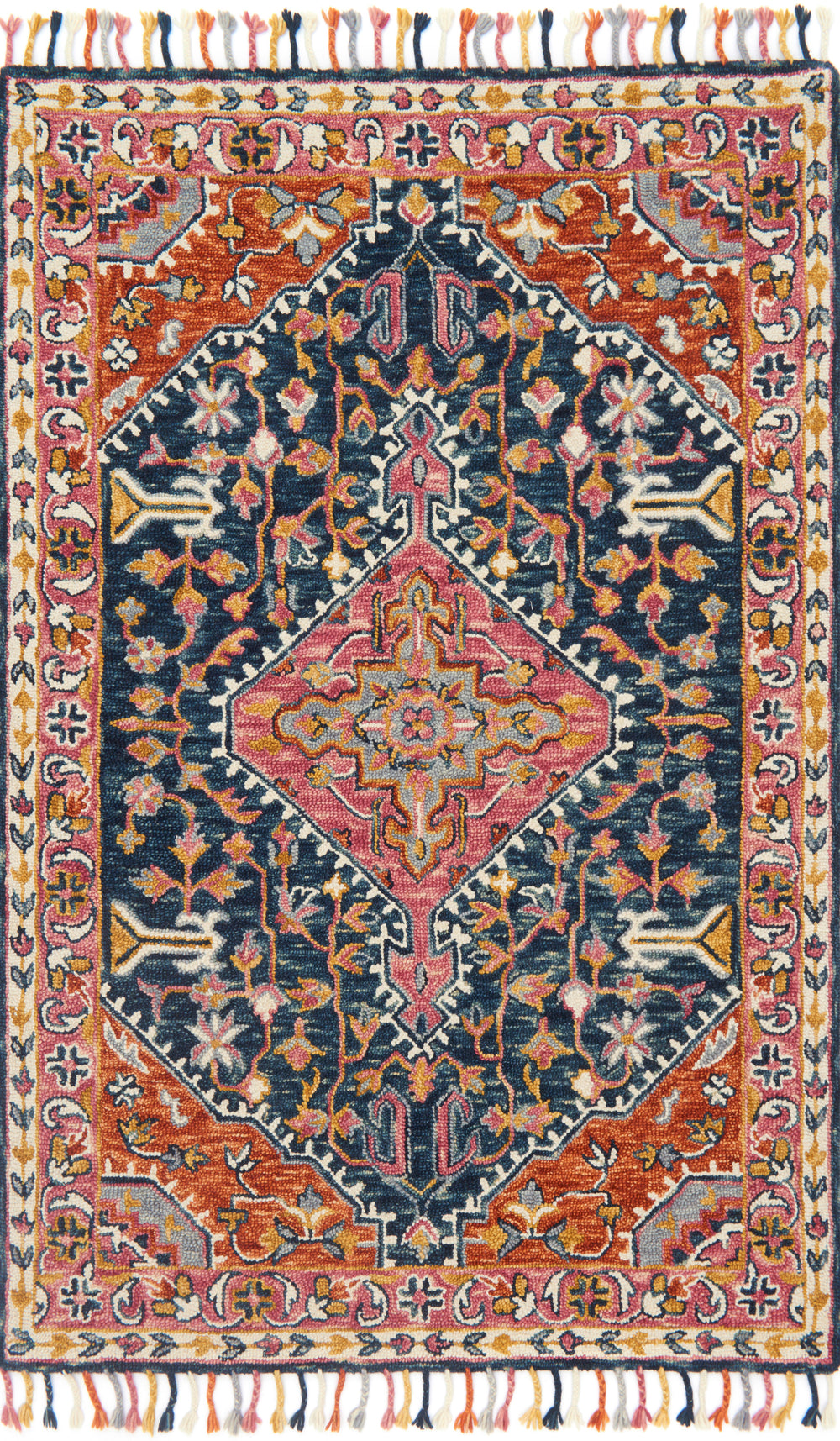 Loloi - Area Rug - Zharah Navy/Multi Rug - Union Lighting Luminaires Décor