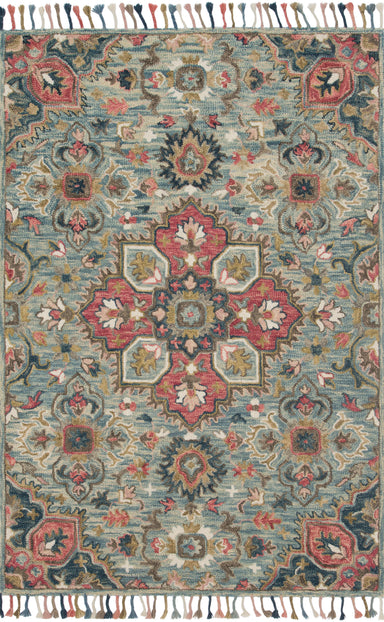 Loloi - Area Rug - Zharah LightBlue/Multi Rug - Union Lighting Luminaires Décor