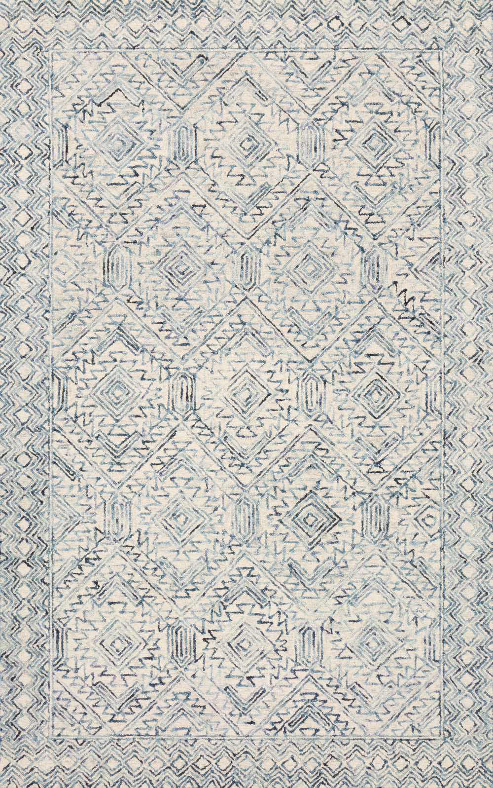 Loloi - Area Rug - Ziva Bluestone Rug - Union Lighting Luminaires Décor