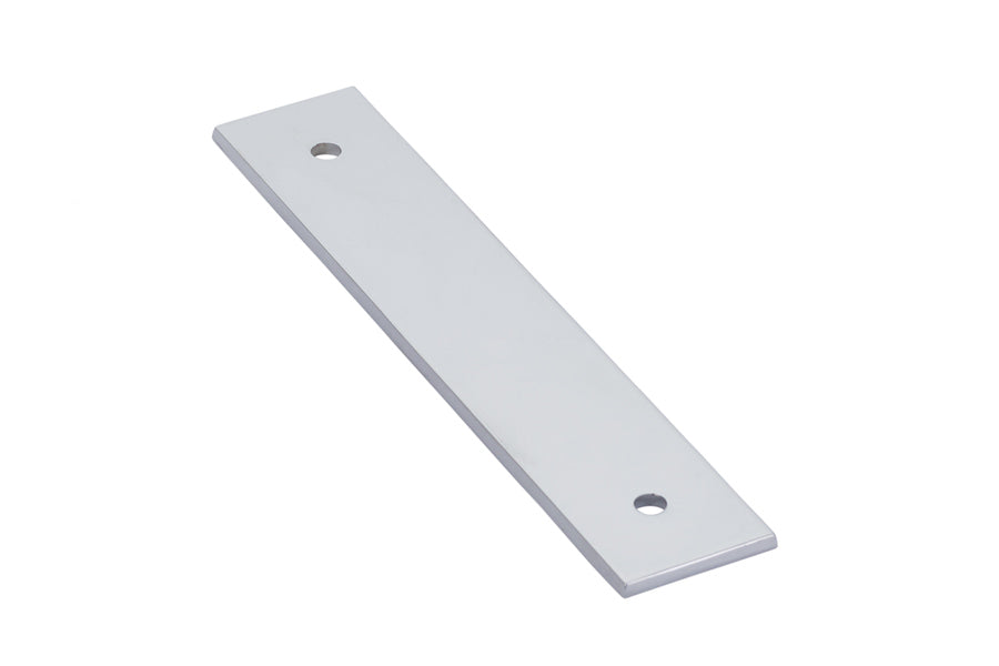 Emtek - Hardware - Art Deco Rectangular Back Plate for Pull - Matte Black - Union Lighting & Décor