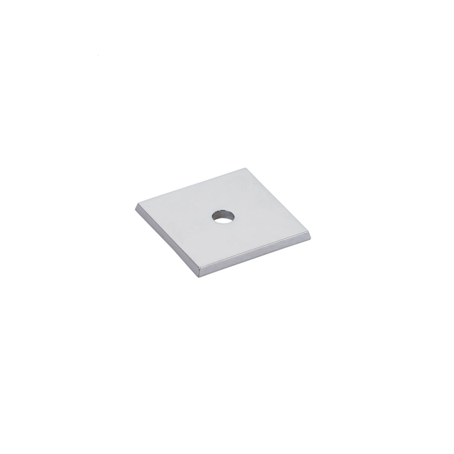 Emtek - Hardware - Art Deco Square Back Plate for Knob - Matte Black - Union Lighting & Décor