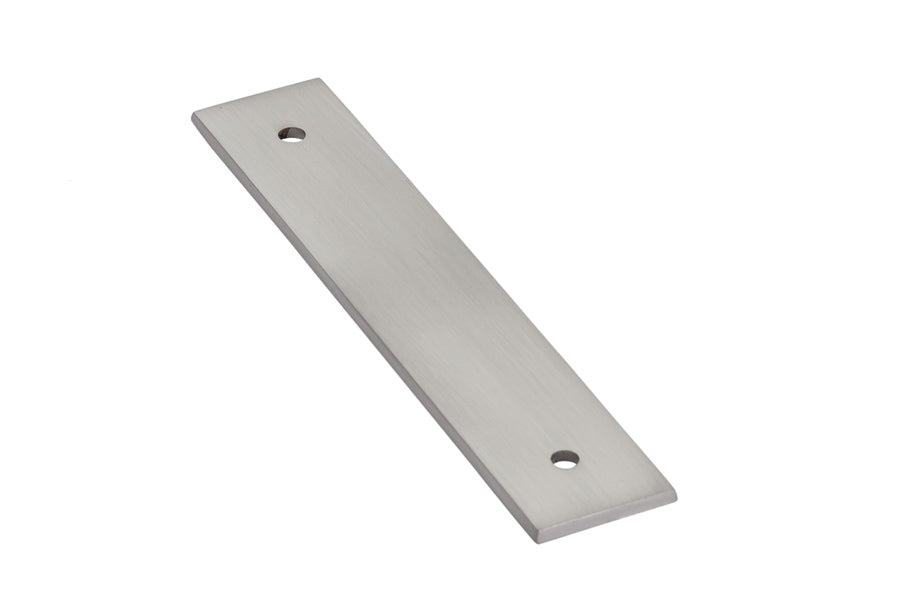 Emtek - Hardware - Art Deco Rectangular Back Plate for Pull - Polished Nickel - Union Lighting & Décor