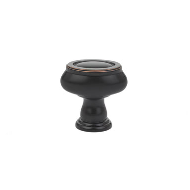 Emtek - Hardware - Geometric Oval Cabinet Knob - Polished Chrome - Union Lighting & Décor
