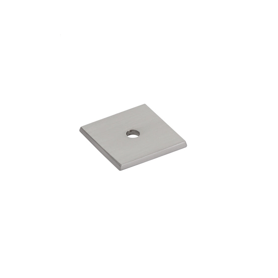 Emtek - Hardware - Art Deco Square Back Plate for Knob - Polished Nickel - Union Lighting & Décor