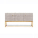 Made Goods - Furniture - Dallon Two Door Buffet - Sand/Texturized Gold - Union Lighting Luminaires Decor