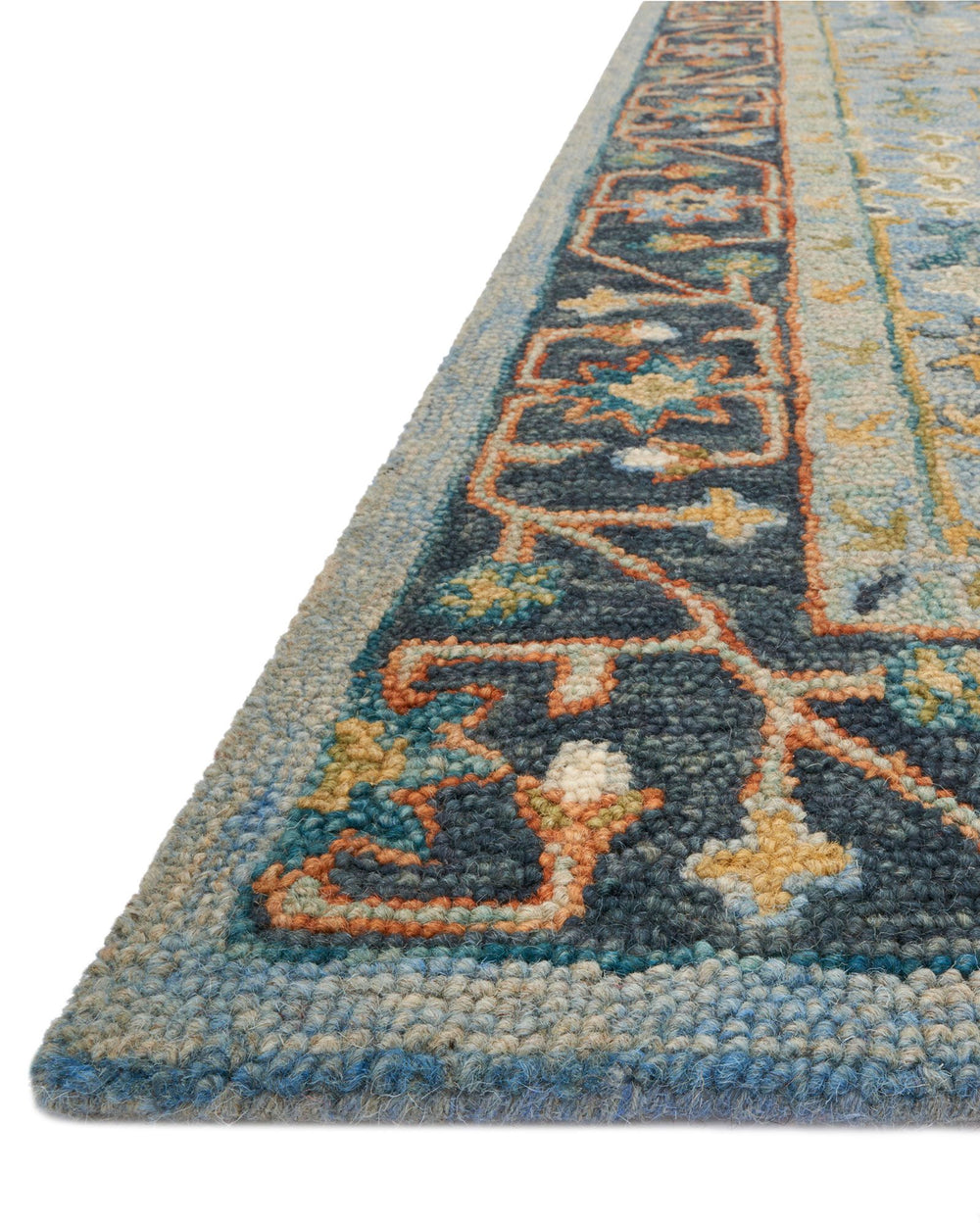 Victoria Lt Blue / Dk Blue Rug (VK-12)